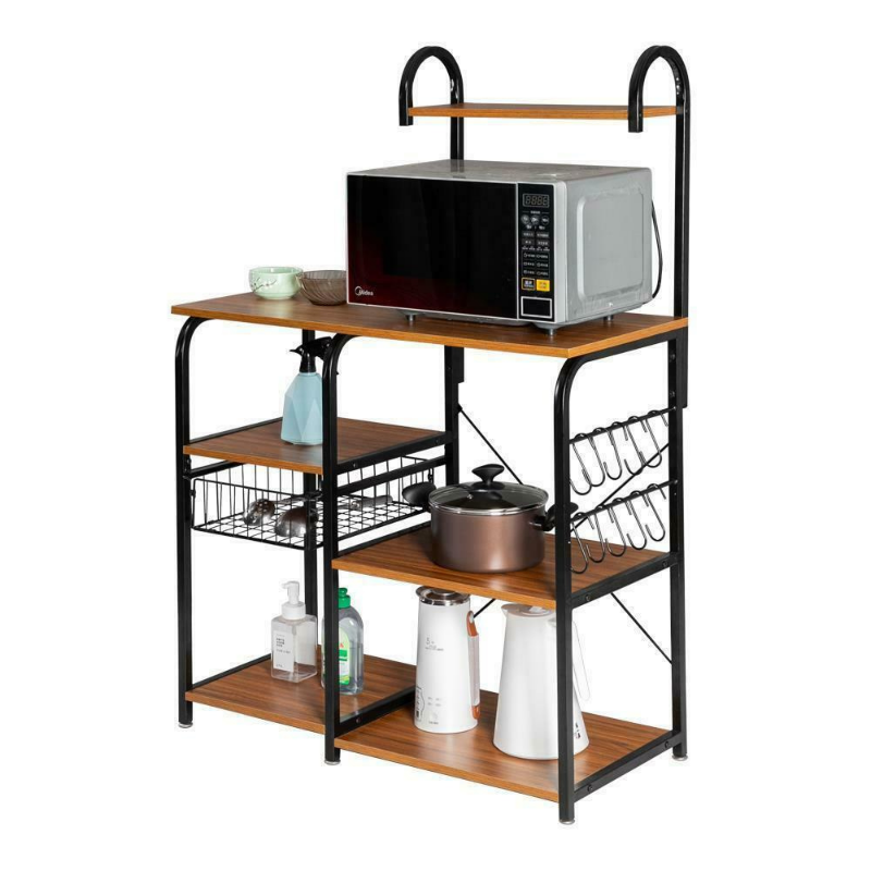 Premium Kitchen Microwave Storage Cart Stand 35.5