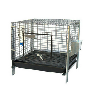 Large Indoor Wire Rabbit Home Cage 24.4" | Zincera