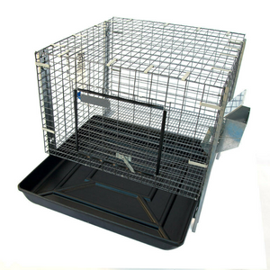 Large Indoor Wire Rabbit Home Cage 24.4" | Zincera