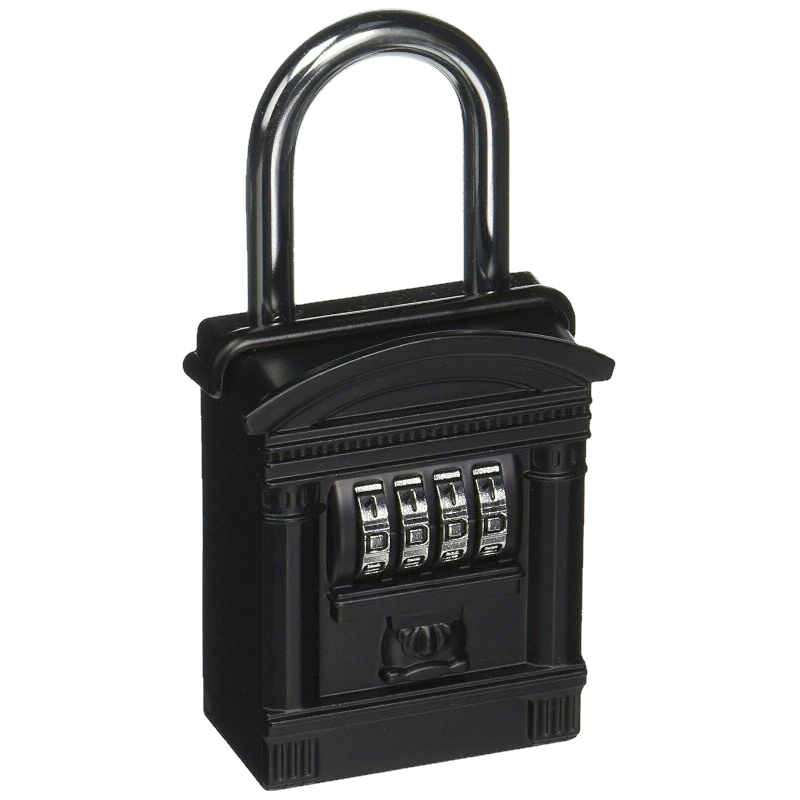 Heavy Duty Portable Combination Door Key Lock Box Safe | Zincera