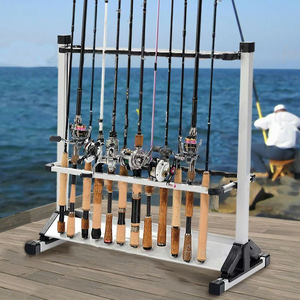 Portable Large Fishing Rod Holder Storage Rack | Zincera