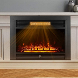 Premium Indoor LED Electric Fireplace Heater Insert | Zincera