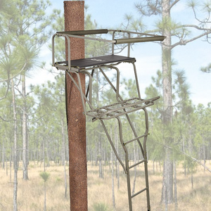 Heavy Duty Two Man Ladder Deer Tree Stand 13" | Zincera