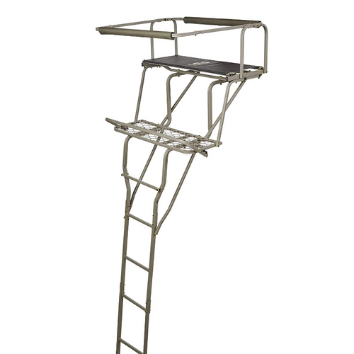 Heavy Duty Two Man Ladder Deer Tree Stand 13