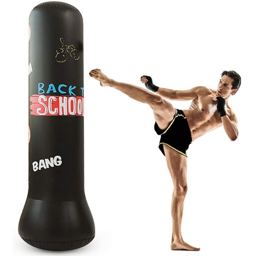 Premium Inflatable Free Standing Punching Bag 62 in | Zincera