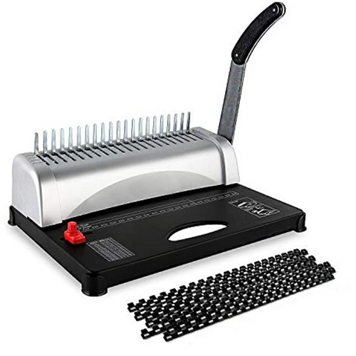 Premium Book Spiral Comb Binding Machine 21 Hole | Zincera