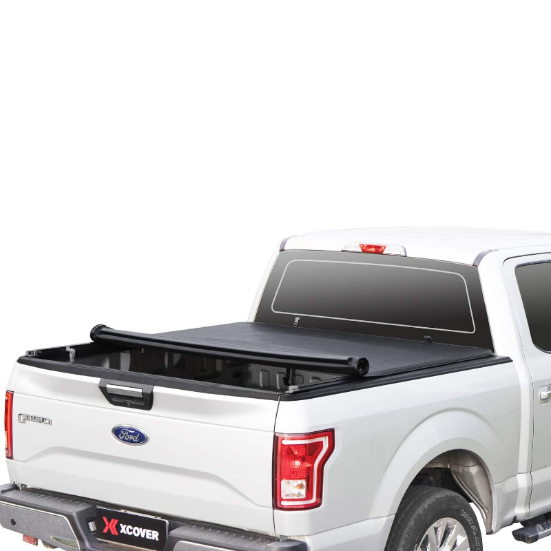 Retractable Pickup Truck Roll Up Tonneau Tri Fold Bed Cover 5.6 FT