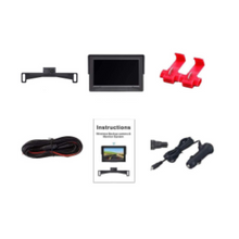 Load image into Gallery viewer, Car Rear View License Plate Backup Camera Kit With Monitor