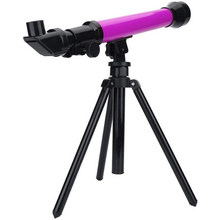 Load image into Gallery viewer, Portable Kids Beginner Refracting Starter Telescope
