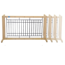 Load image into Gallery viewer, Solid Wood Indoor Freestanding Adjustable Pet Gate 21&quot;