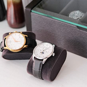 Premium Modern Luxury Watch Holder Display Box With Glass Top
