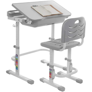 Interactive Kids Adjustable Large Study Desk And Chair Set