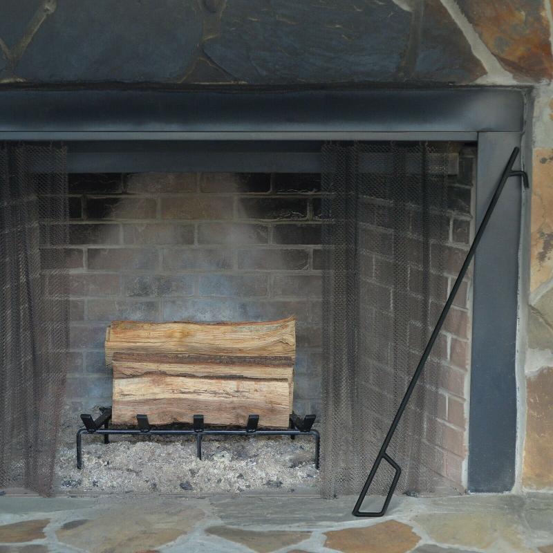 Heavy Duty Steel Fireplace Log Grate