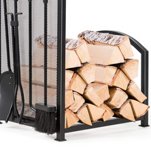 Load image into Gallery viewer, Premium Heavy Duty Firewood Log Holder Rack 27.5in
