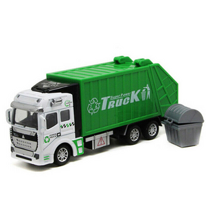 Realistic Kids Garbage Recycling Truck Toy
