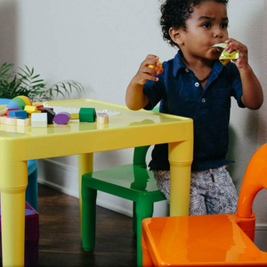 Colorful Kids Activity Learning Play Table And Chairs Set