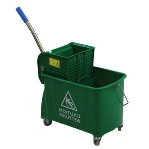 Large Commercial/Home Mop Bucket With Wringer 24 Qt