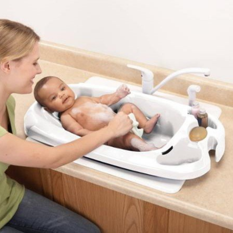 Portable Kids Collapsible Folding Baby Shower Bathtub
