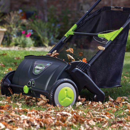 Leaf Collecting Push Lawn / Yard Sweeper