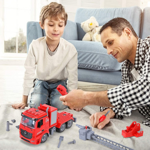 Realistic Kids DIY Fire Engine Truck Toy