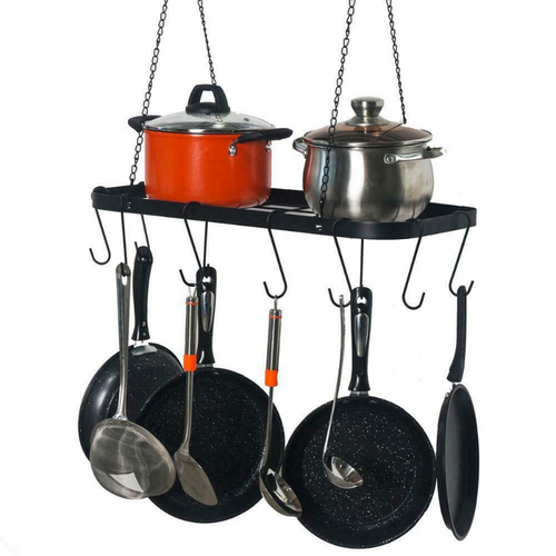Ceiling Hanging Pots And Pans Organizer Rack 24