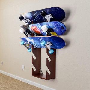 Heavy Duty Skateboard Wall Mounted Holder Rack