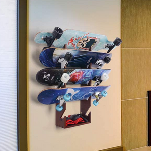 Heavy Duty Skateboard Wall Mounted Holder Rack