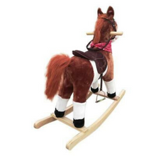 Load image into Gallery viewer, Premium Kids Wooden Rocking Toy Horse