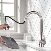 Load image into Gallery viewer, Hands Free Motion Sensor Touchless Automatic Kitchen Faucet