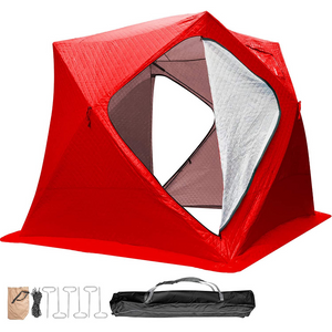 Large Portable Pop Up Ice Fishing Shelter Tent