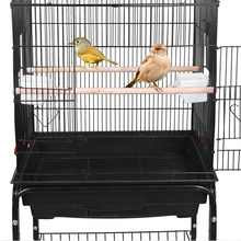 Load image into Gallery viewer, Portable Large Big Bird Cage With Wheels 59&quot;