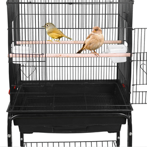Portable Large Big Bird Cage With Wheels 59"