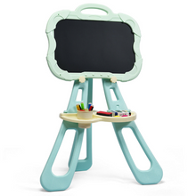 Load image into Gallery viewer, Portable Kids 4 in 1 Magnetic Chalkboard Art Easel