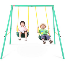 Load image into Gallery viewer, Kids Indoor / Outdoor Playground Swing Set