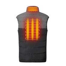 Load image into Gallery viewer, Men&#39;s USB Rechargeable Battery Heated Vest