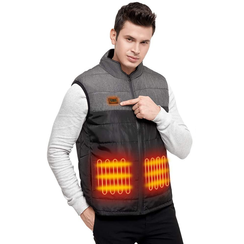 Men's USB Rechargeable Battery Heated Vest