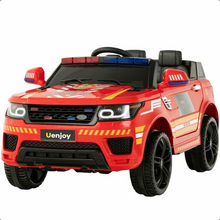 Load image into Gallery viewer, Premium Kids Ride On Cop Police Toy Car 12V