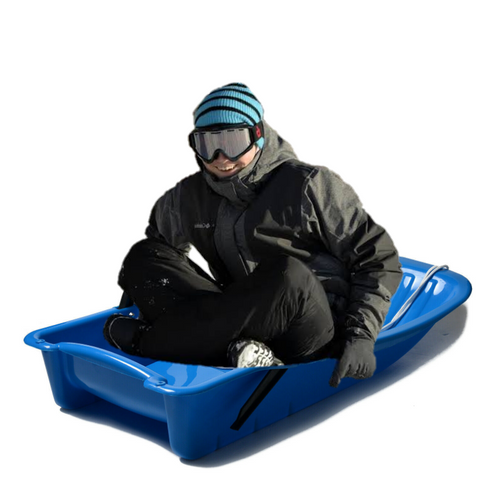 Spacious Plastic Kids / Adults Snow Sled