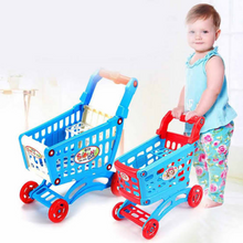 Load image into Gallery viewer, Kids Colorful Play Grocery Shopping Toy Cart