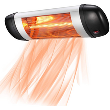 Load image into Gallery viewer, Wall Mounted Electric Infrared Patio Heater 1500W