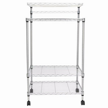 Load image into Gallery viewer, Spacious White Kitchen Bakers Shelf Rack With Storage
