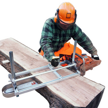 Load image into Gallery viewer, Portable Heavy Duty Mobile Chainsaw Sawmill 36&quot;