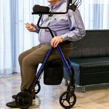 Load image into Gallery viewer, Premium Standing Upright Senior Walker With Seat