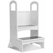 Load image into Gallery viewer, Kids Learning Kitchen Helper Tower Step Stool