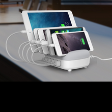Load image into Gallery viewer, Premium Multi Device Cell Phone USB Charging Dock Station