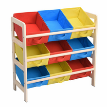Load image into Gallery viewer, Kids Large Spacious Toy Storage Organizer With 9 Bins