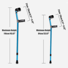 Load image into Gallery viewer, Lightweight Ergonomic Adjustable Forearm Crutches