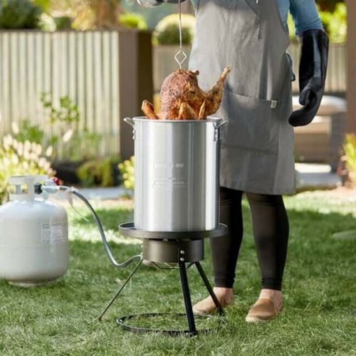 Premium Electric Stainless Steel Turkey Fryer Kit 30Qt