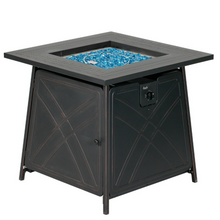 Load image into Gallery viewer, Modern Freestanding Outdoor Propane Patio Firepit Table