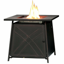 Load image into Gallery viewer, Modern Freestanding Outdoor Propane Patio Firepit Table